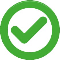 Green Round Tick 1 - Thank you